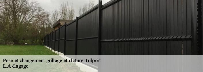 Pose et changement grillage et cloture trilport-77470 L.A élagage