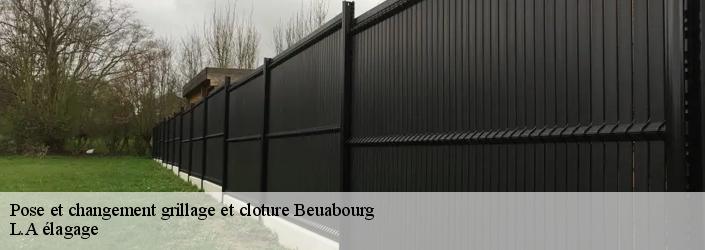 Pose et changement grillage et cloture beuabourg-77183 L.A élagage