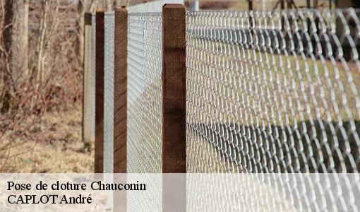Pose de cloture chauconin-77124 CAPLOT André