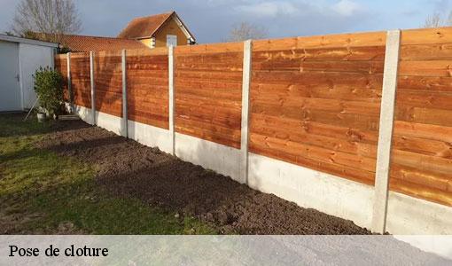 Pose de cloture 77370