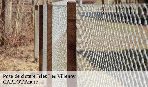 Pose de cloture isles-les-villenoy-77450 CAPLOT André
