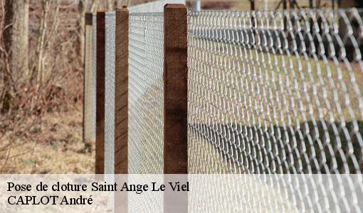 Pose de cloture  saint-ange-le-viel-77710 CAPLOT André