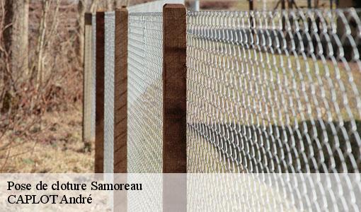 Pose de cloture samoreau-77210 CAPLOT André