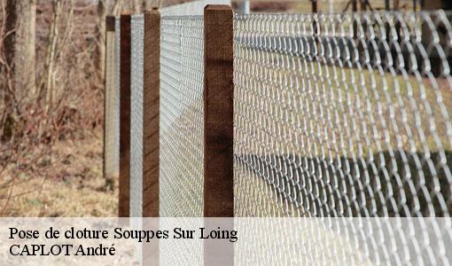 Pose de cloture souppes-sur-loing-77460 CAPLOT André