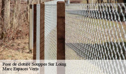 Pose de cloture  souppes-sur-loing-77460 Marc Espaces Verts 