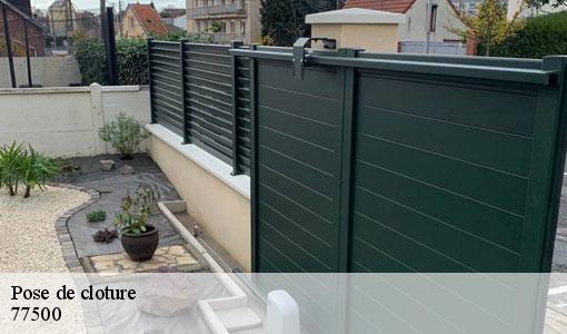 Pose de cloture  77500