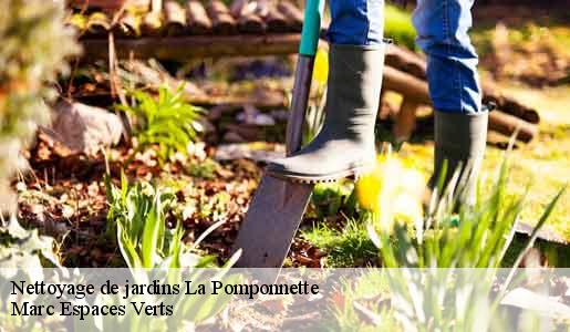 Nettoyage de jardins  la-pomponnette-77400 Marc Espaces Verts 
