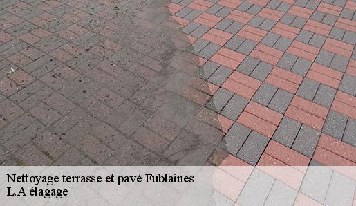 Nettoyage terrasse et pavé fublaines-77470 L.A élagage
